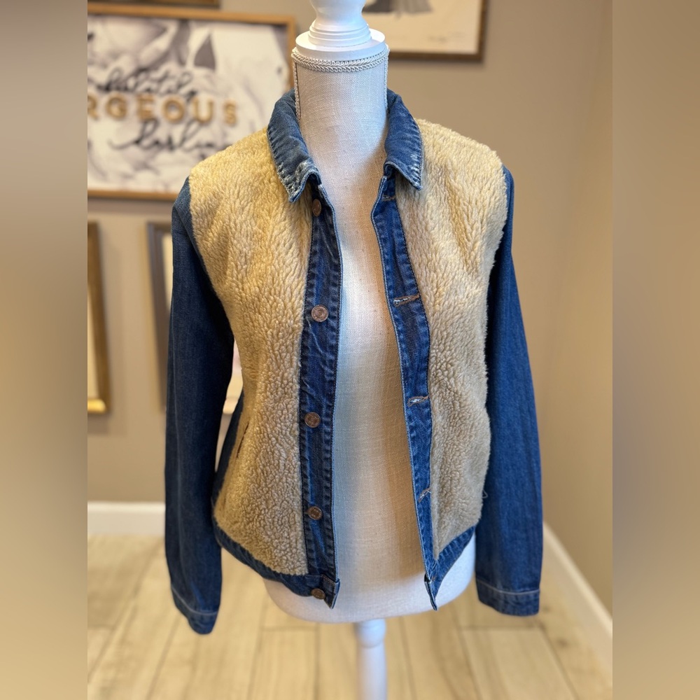 MOTHER Cabin Fever Denim & Sherpa Jacket - Picture 5 of 12
